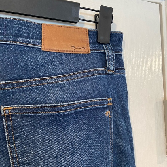 Madewell 10” High Rise Skinny Denim Jeans Medium Wash Five Pocket Size 27 T - Picture 6 of 14